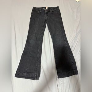 Candie's Dark Gray Flare Jeans size 5